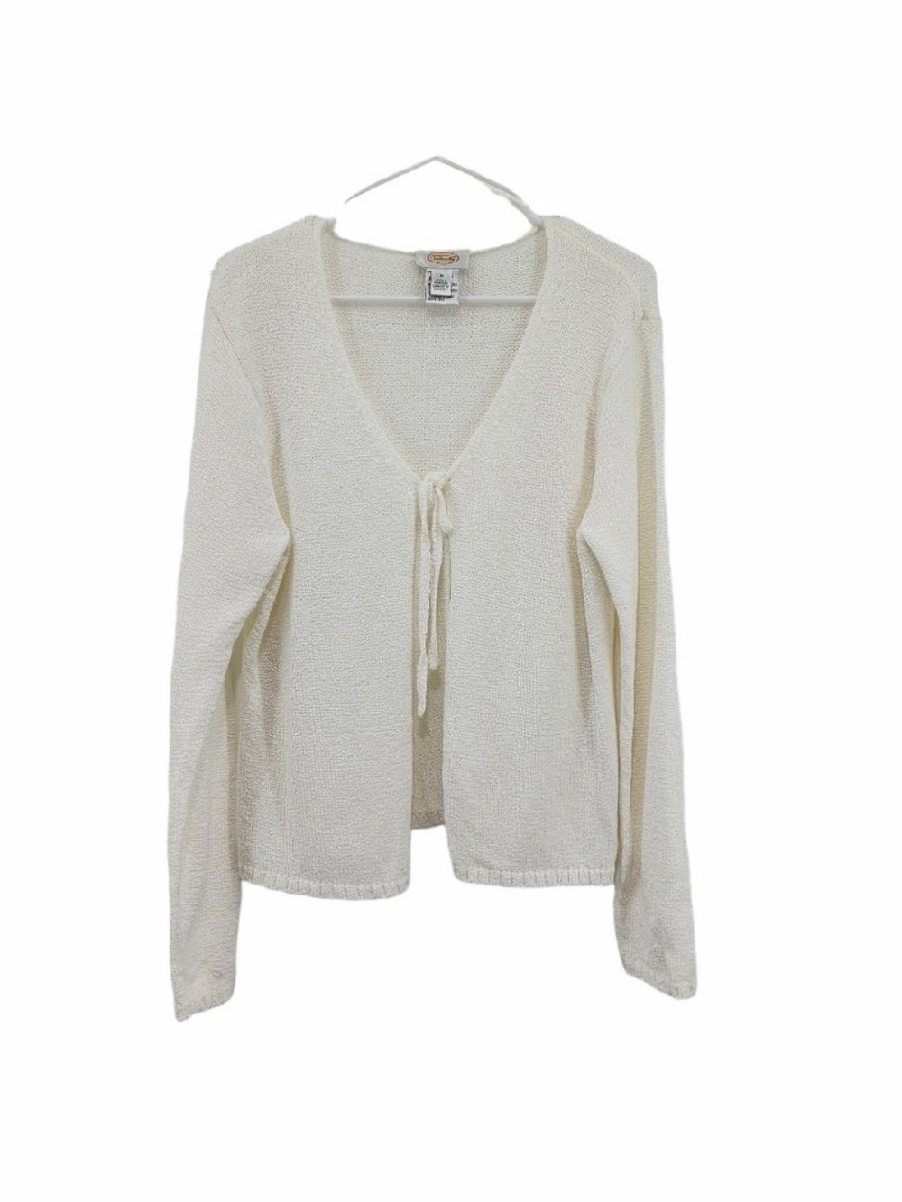 Vintage Talbot’s Tie Front Cardigan, Cream